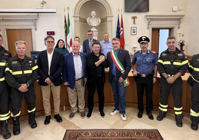 A Chioggia il riconoscimento a Vincent Tummino, uno degli eroi pompieri dell'11 settembre
