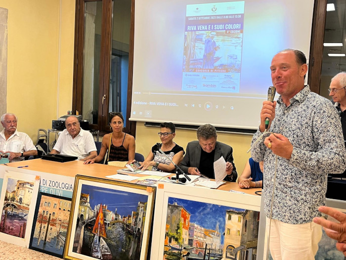 Giuria dell'edizione 2023 del concorso di pittura Riva Vena e i suoi colori, Chioggia