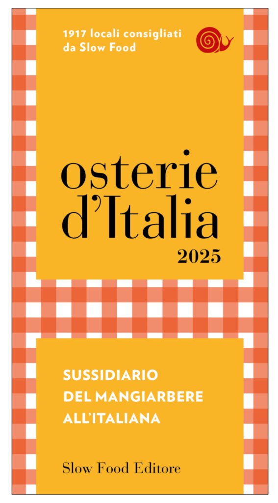 Edizione 2025 della guida Osterie d'Italia di Slow Food