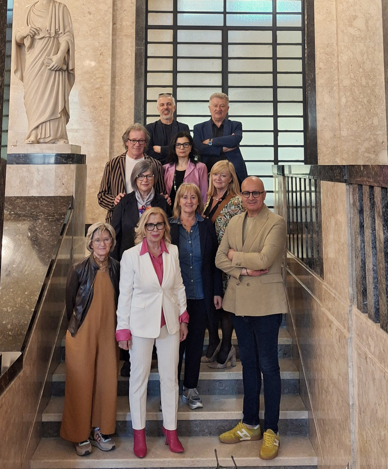 Relatori della conferenza stampa di presentazione dell'evento La Rocca in Fiore 2025 di Monselice