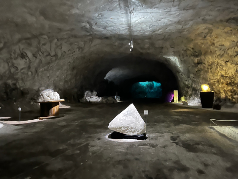 MACSS interno del museo d'arte contemporanea sotto sale, Italkali