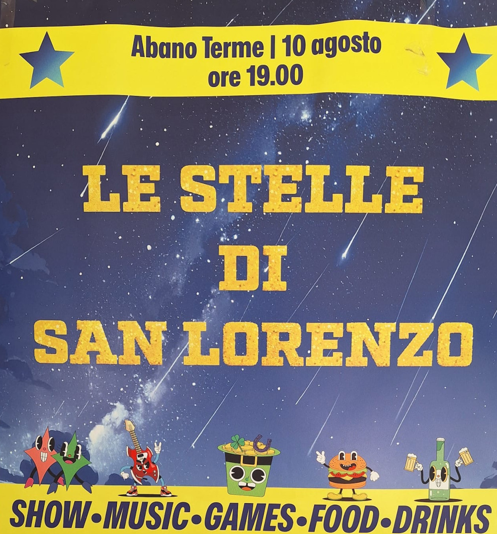 Abano Terme: grande attesa per la notte delle Stelle di San Lorenzo!