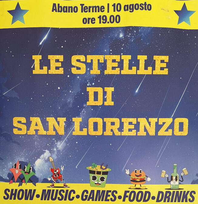 Abano Terme, successo per la seconda edizione de “Le Stelle di San Lorenzo”