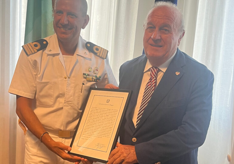 Riconoscimento della Capitaneria di Porto di Chioggia a Luciano Boscolo Cucco “Ambasciatore del mare”