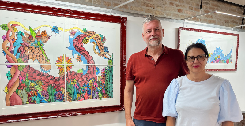 Stefania D'Urso e il marito Mario Carotenuto