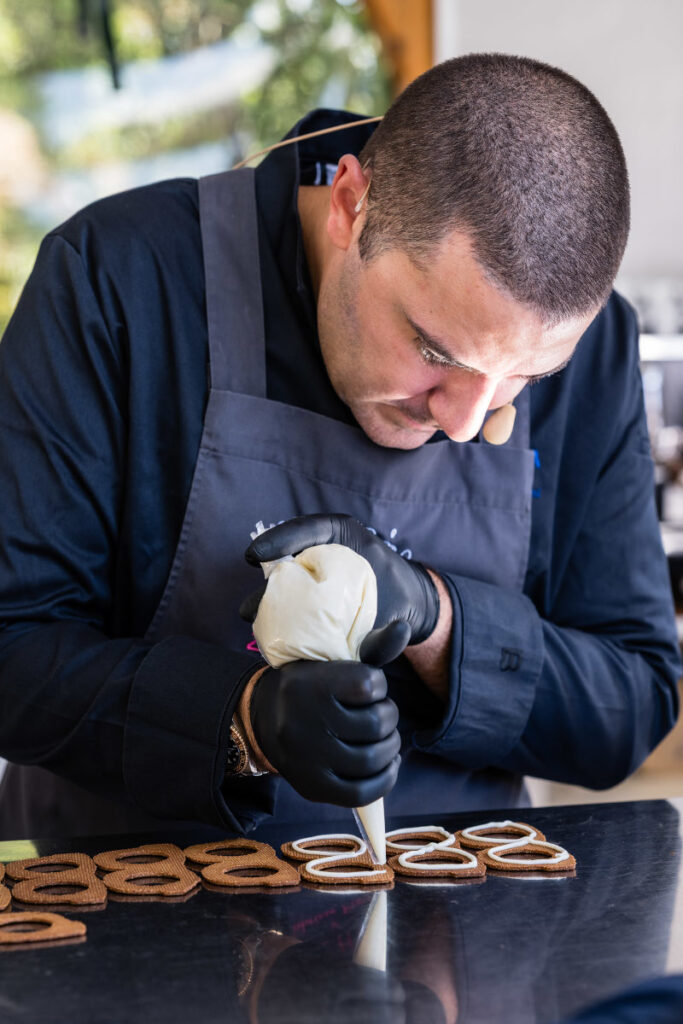 Pastry Chef Fabrizio Fiorani alla presentazione della nuova linea di caffè Lavazza Canal Grande