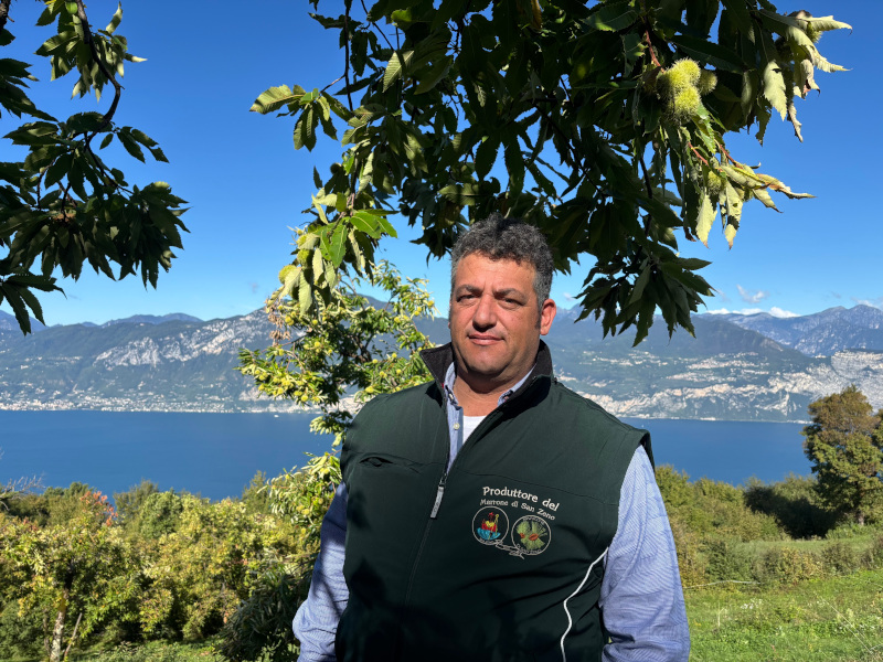 Stefano Bonafini Presidente del Consorzio di tutela dei Marroni di San Zeno di Montagna