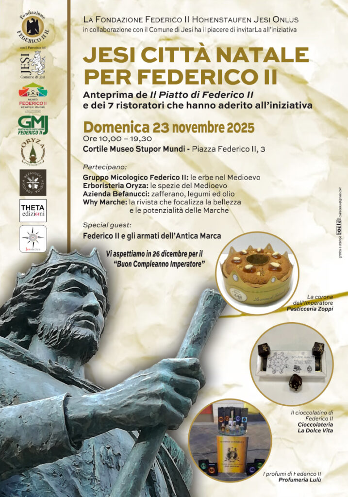 Locandina Jesi città natale per Federico II