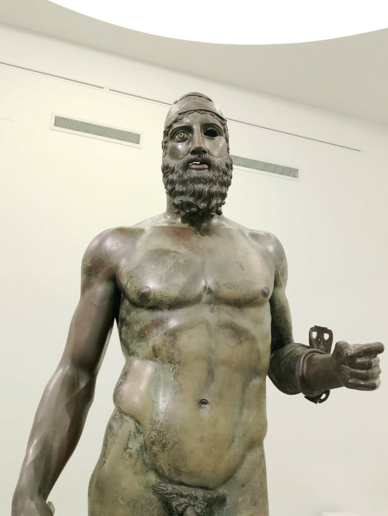 statua bronzo, Museo archeologico nazionale, Calabria