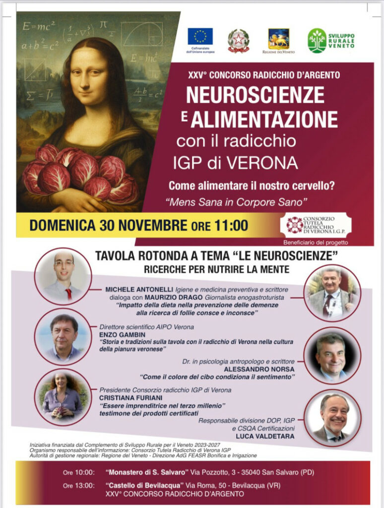 Locandina del XXV edizione del Concorso Radicchio d'Argento 2025