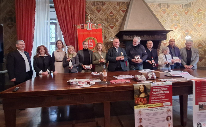 Presentazione del XXV Concorso Radicchio d'Argento. Nella foto promotori e giornalisti che dialogheranno con gli esperti del settore domenica 30 novembre 2025
