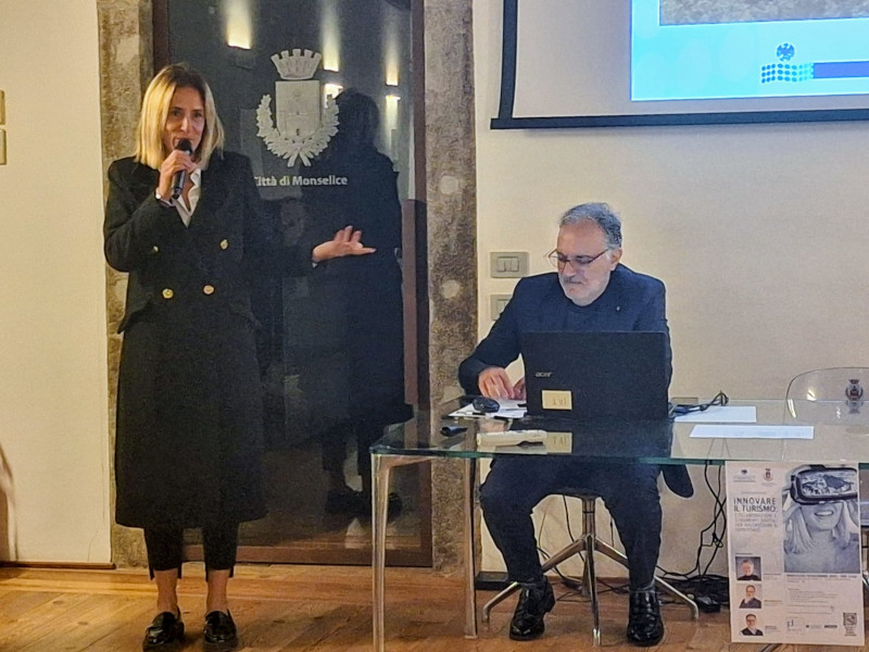 Giorgia Bedin, consiliera regionale al convegno Innovare il turismo promosso da Ascom Monselice