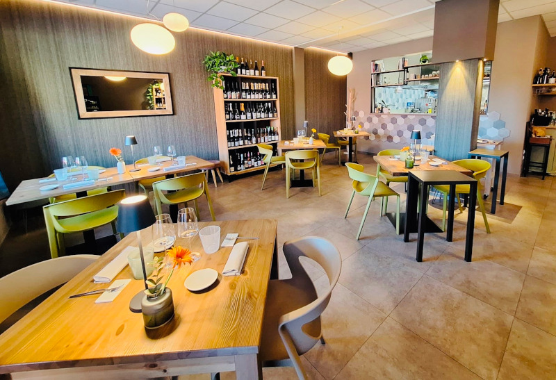 interni del ristorante Corte Verdechiara di Correzzola, che ha ottenuto riconoscimento Health Chef progetto di Venice Promex