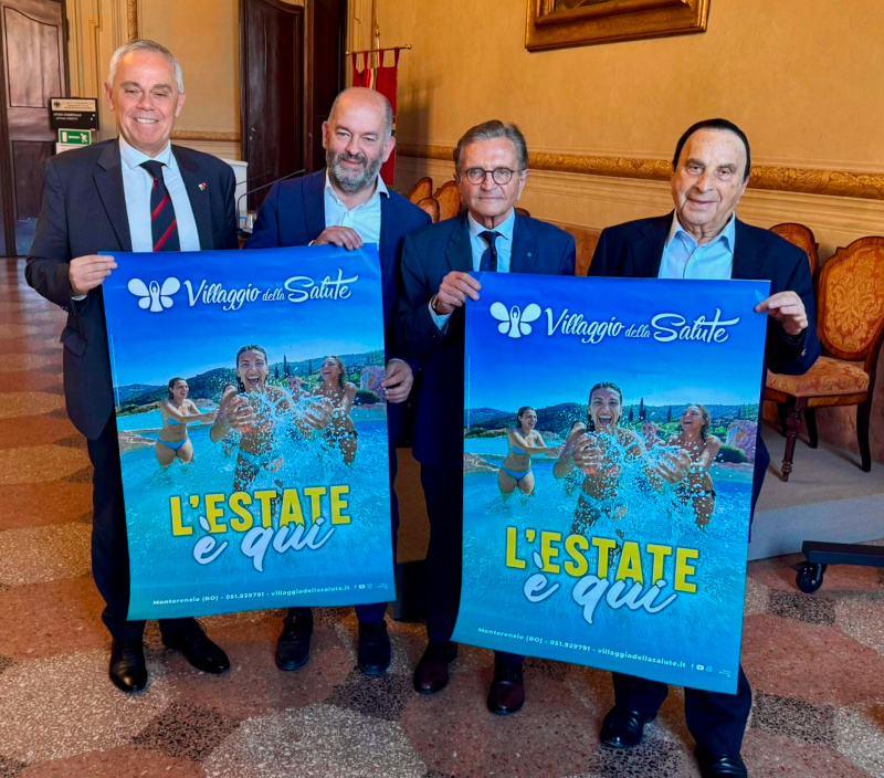 Relatori della conferenza stampa di presentazione della programmazione L''estate è qui del Gruppo Monti Salute Più di Bologna