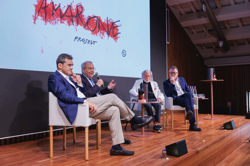 Presentazione dell'opera di Fabrizio Plessi, nella foto i relatori