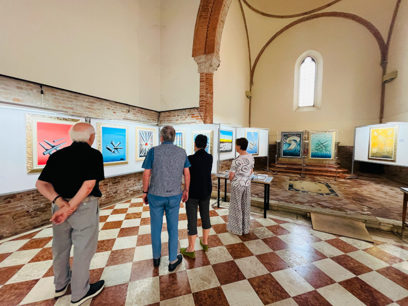 Mostra a Chioggia nel Tempio di San Martino del pittore Renzo Gianella