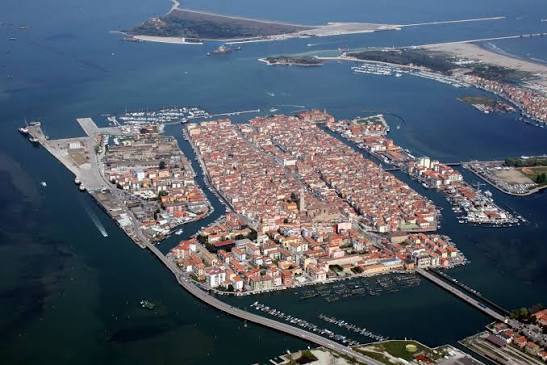 Chioggia dall'alto