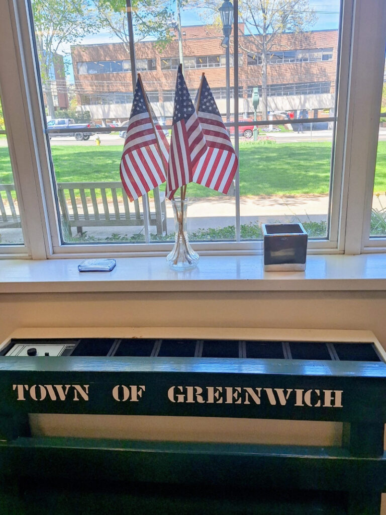 interno del municipio della cittadina di Greenwich