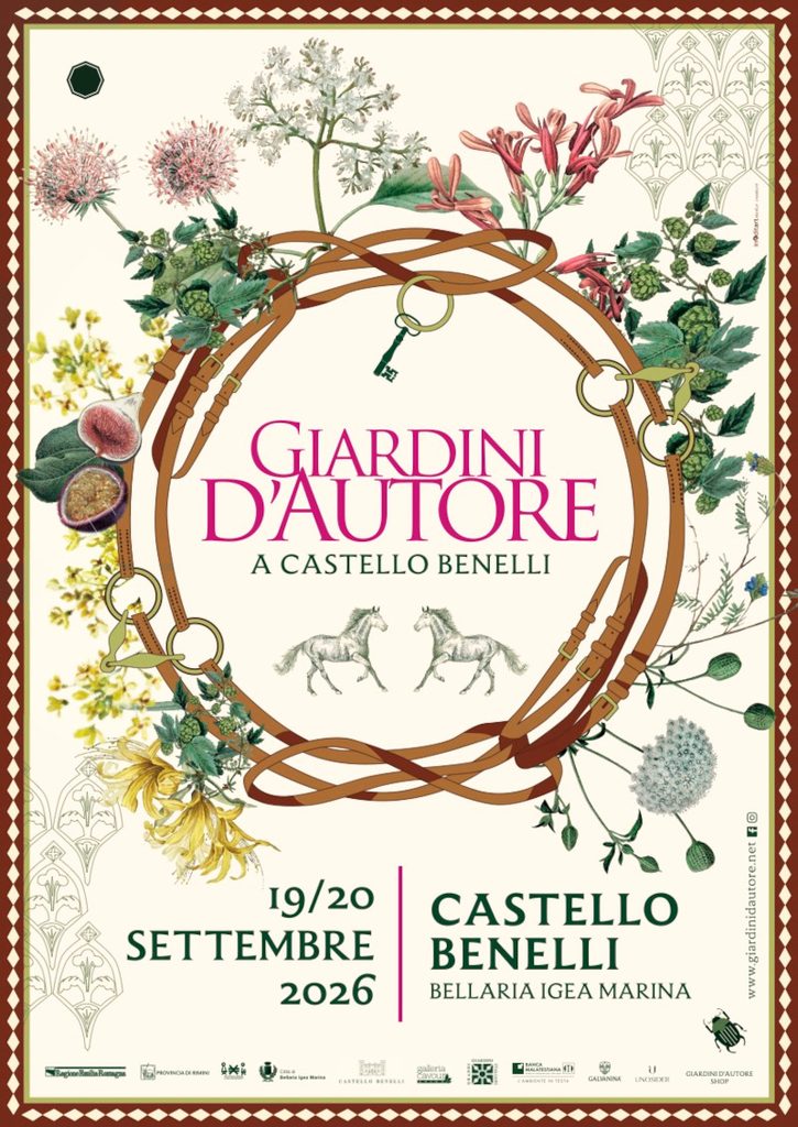 Locandina, Giardini D'Autore a Castello Benelli