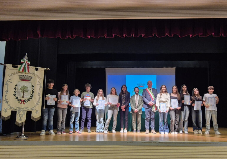 Galzignano Terme premia i suoi giovani talenti: dieci studenti protagonisti della festa del merito