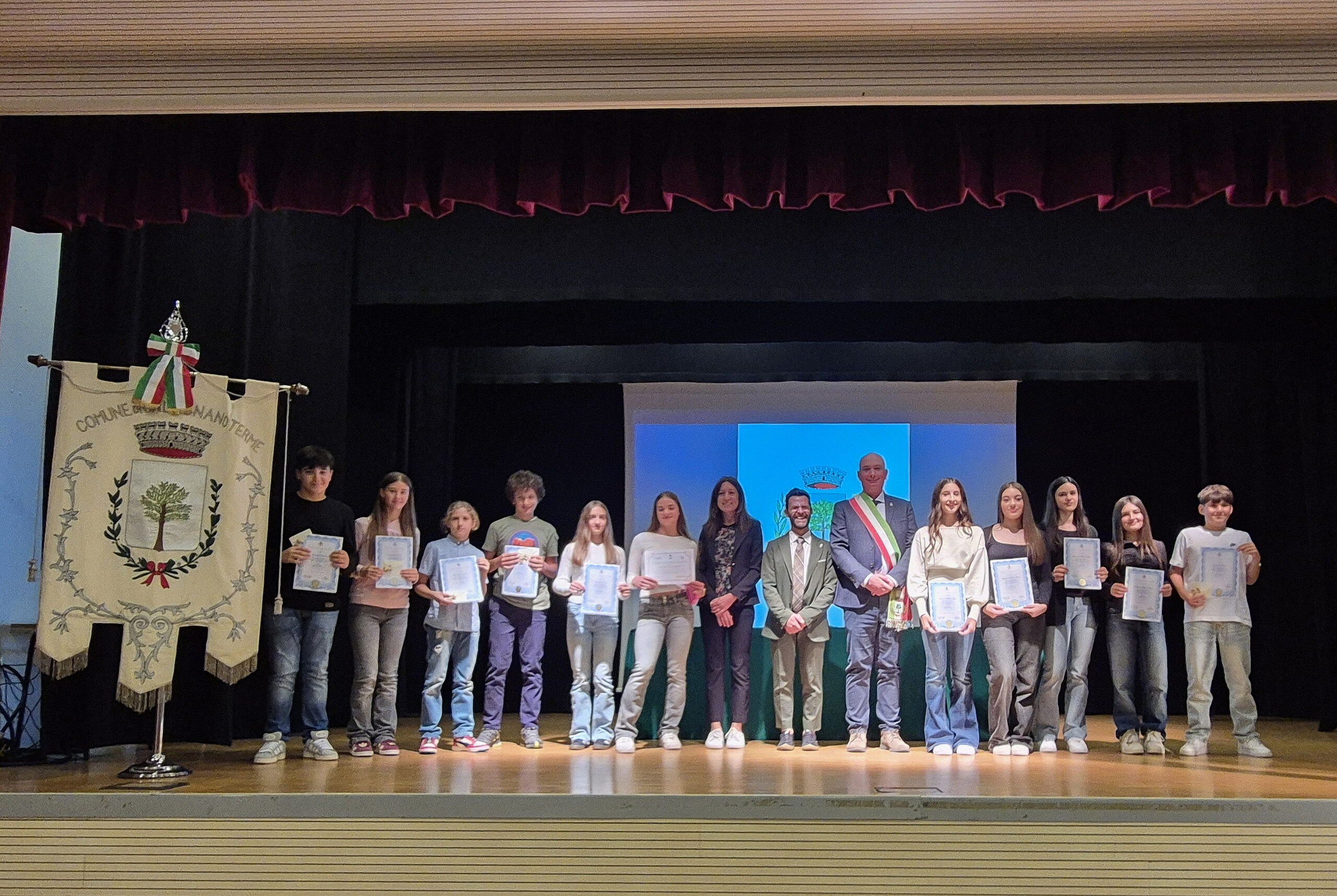 Galzignano Terme premia i suoi giovani talenti: dieci studenti protagonisti della festa del merito
